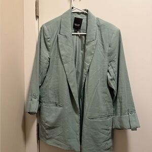 Simply Vera Vera Wang Mint Green Blazer Modern Fit